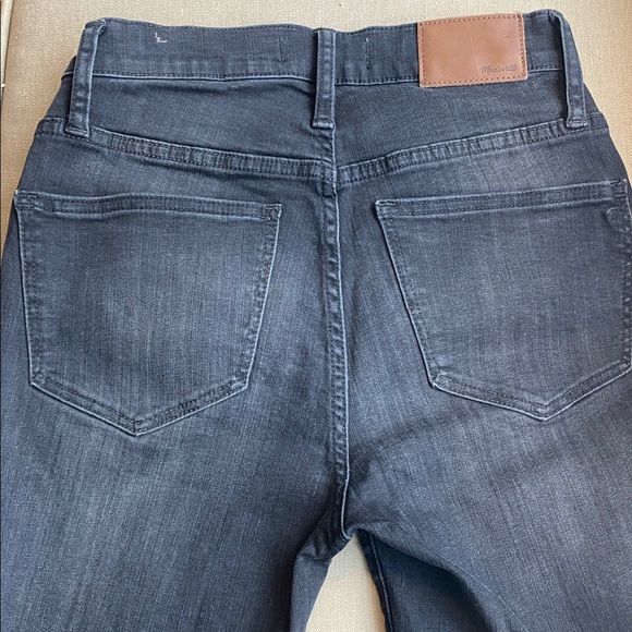 Madewell Cali Demi-Boot Jeans Black Wash 25 TALL - Picture 8 of 9